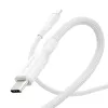 PanzerGlass empower™ by ® Racing 240W USB-C-auf-USB-C-Kabel | USB 2.0 | 2 m | Silberweiß