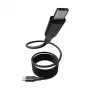 PanzerGlass empower™ by ® Magnetic 240W USB-C to USB-C Kabel | USB 2.0 | 1,5 m | Space Schwarz