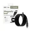 PanzerGlass empower™ by ® Magnetic 240W USB-C to USB-C Kabel | USB 2.0 | 1,5 m | Space Schwarz
