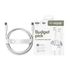 PanzerGlass empower™ by ® Racing 60W USB-C-auf-USB-C-Kabel | USB 2.0 | 2 m | Silberweiß