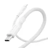 PanzerGlass empower™ by ® Racing 60W USB-C-zu-USB-C-Kabel | USB 2.0 | 1,2 m | Silberweiß