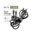 PanzerGlass empower™ by ® Racing 240W USB-C-auf-USB-C-Kabel | USB 2.0 | 2M | Space Schwarz