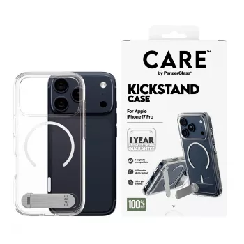 PanzerGlass CARE™ by ® Hülle transparent mit Ständer & MagSafe iPhone 17 Pro