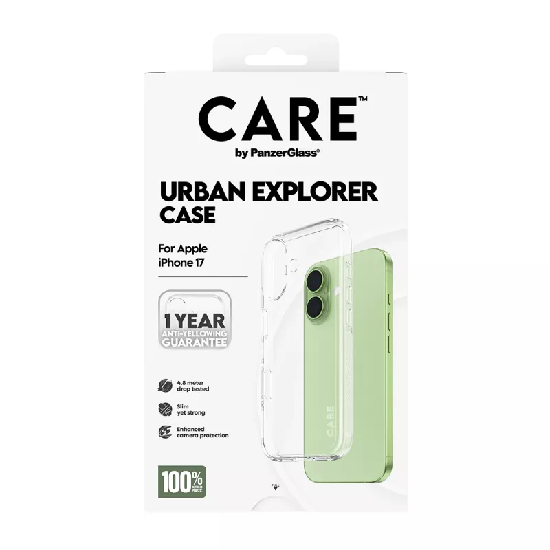 PanzerGlass CARE™ by ® Urban Explorer Hülle transparent iPhone 17