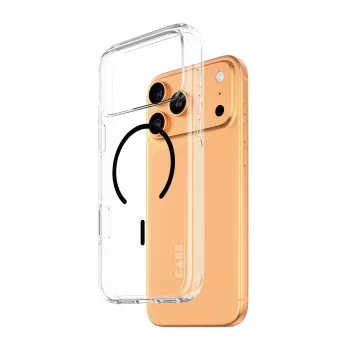 PanzerGlass CARE™ by ® Urban Explorer Hülle transparent mit schwarzem MagSafe iPhone 17 Pro Max