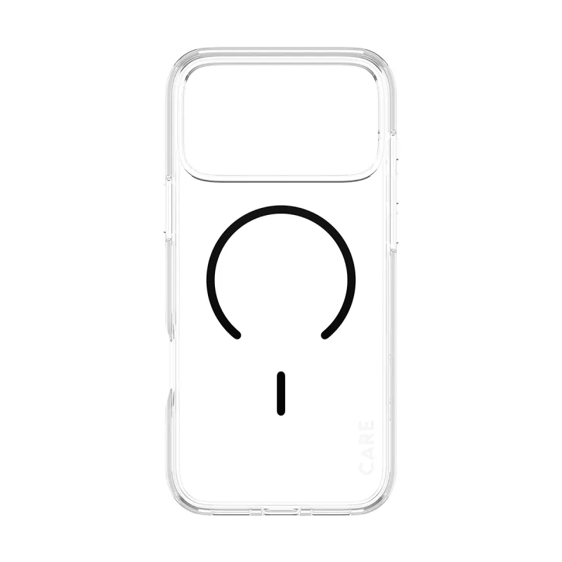 PanzerGlass CARE™ by ® Urban Explorer Hülle transparent mit schwarzem MagSafe iPhone 17 Pro Max