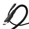 PanzerGlass empower™ by ® Racing 60W USB-C zu USB-C Kabel | USB 2.0 | 2M | Space Schwarz