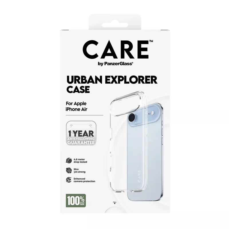 PanzerGlass CARE™ by ® Urban Explorer Hülle transparent iPhone Air