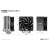 be quiet Pure Rock schlank 3 Prozessor Luftkühler 10 cm Silber 1 Stück