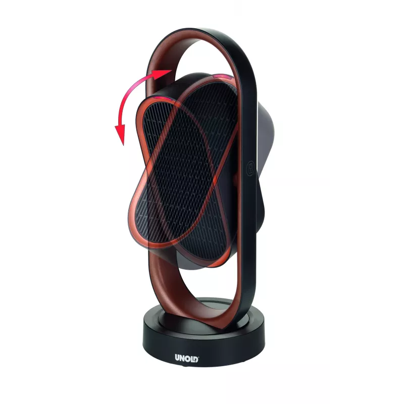 Unold Keramik-Heizlüfter 3D, Heizlüfter, Keramik, -45 - 45°, 80°, 8 h, 1,5 m