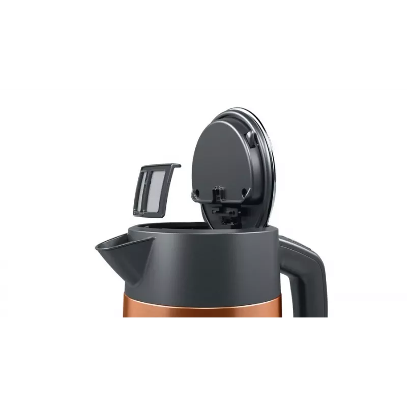 Bosch TWK4P439 elektrischer Wasserkocher 1,7 L 2400 W Schwarz, Gold