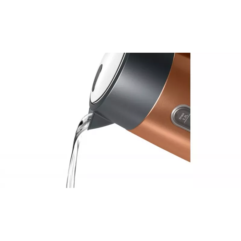 Bosch TWK4P439 elektrischer Wasserkocher 1,7 L 2400 W Schwarz, Gold