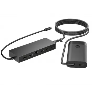 USB-C Hub und Laptop-Ladegerät HP 9H0H9AA#ABB Kompaktes Design, vielseitige Konnektivität
