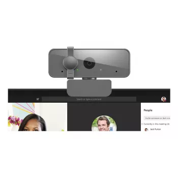 Lenovo GXC1S15023 Webcam 1920 x 1080 Pixel USB 2.0 Grau