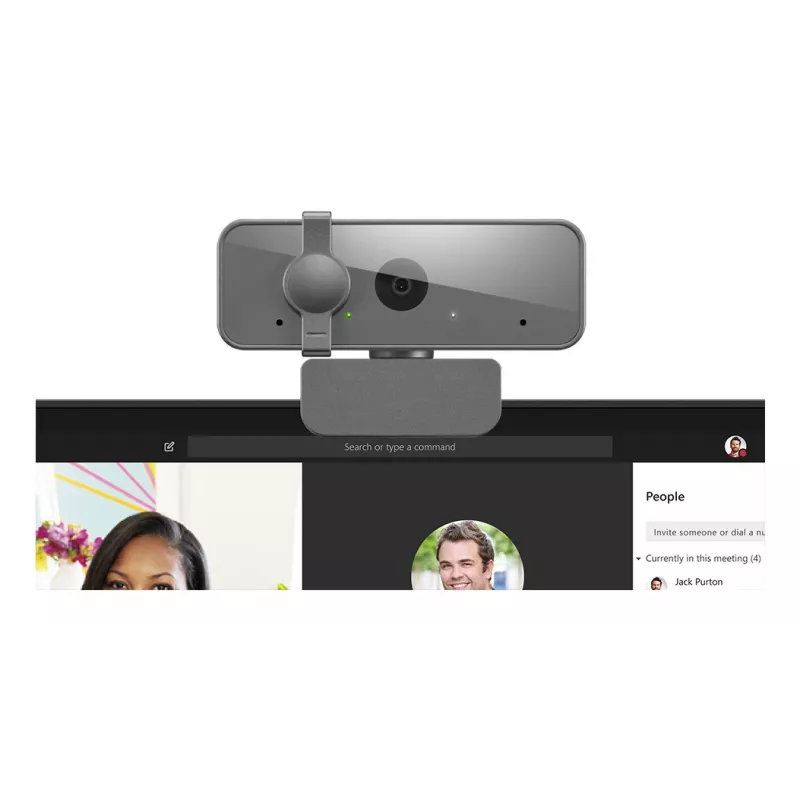 Lenovo GXC1S15023 Webcam 1920 x 1080 Pixel USB 2.0 Grau