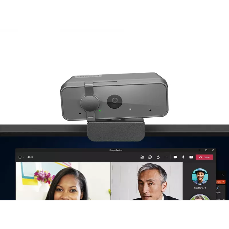 Lenovo GXC1S15023 Webcam 1920 x 1080 Pixel USB 2.0 Grau
