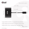 CLUB3D Quad DisplayPort™ Hub – 4 x 4K Auflösung @ 30Hz, MST-Unterstützung