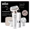 Braun Silk-épil 9 Flex 9-360 3D 40 Pinzetten Rose, Weiß