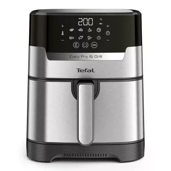 Tefal Easy Fry & Grill EY505D Einzelgerät 4,2 L Stand-alone 1550 W Heißluftfritteuse Edelstahl