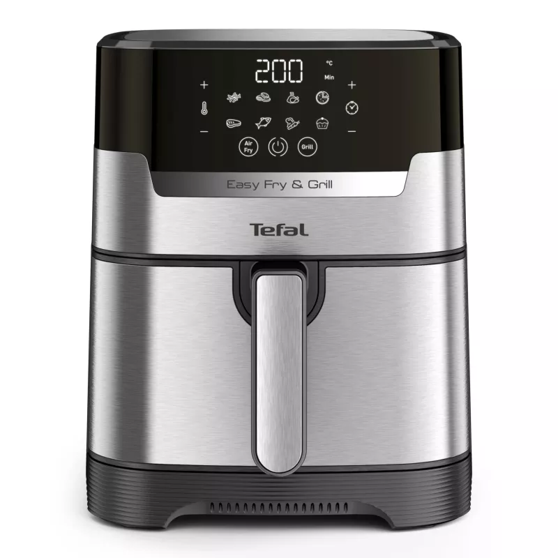 Tefal Easy Fry & Grill EY505D Einzelgerät 4,2 L Stand-alone 1550 W Heißluftfritteuse Edelstahl
