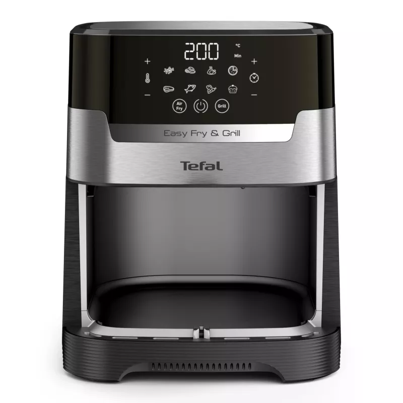 Tefal Easy Fry & Grill EY505D Einzelgerät 4,2 L Stand-alone 1550 W Heißluftfritteuse Edelstahl