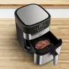 Tefal Easy Fry & Grill EY505D Einzelgerät 4,2 L Stand-alone 1550 W Heißluftfritteuse Edelstahl