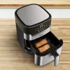 Tefal Easy Fry & Grill EY505D Einzelgerät 4,2 L Stand-alone 1550 W Heißluftfritteuse Edelstahl