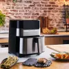 Tefal Easy Fry & Grill EY505D Einzelgerät 4,2 L Stand-alone 1550 W Heißluftfritteuse Edelstahl