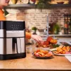 Tefal Easy Fry & Grill EY505D Einzelgerät 4,2 L Stand-alone 1550 W Heißluftfritteuse Edelstahl
