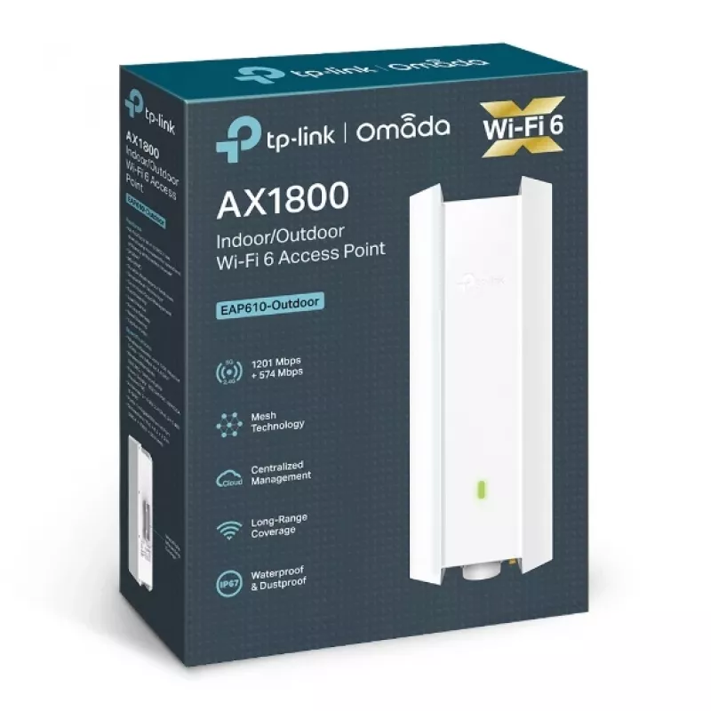 TP-Link Omada EAP610-Outdoor 1800 Mbit/s Weiß Power over Ethernet (PoE)