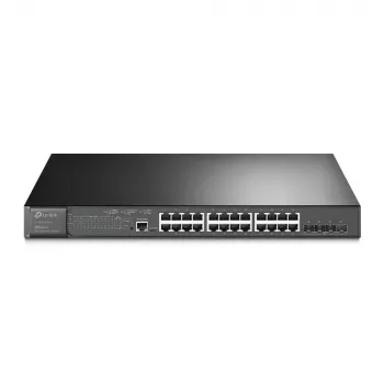 TP-Link Omada 24-Port Gigabit und 4-Port 10GE SFP+ L2+ Managed Switch mit 24-Port PoE+