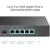 TP-Link SafeStream Gigabit Multi-WAN VPN Router, Ethernet WAN, Gigabit Ethernet, Schwarz