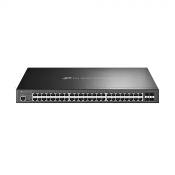 TP-Link Omada 48-Port Gigabit und 4-Port 10GE SFP+ L2+ Managed Switch mit 48-Port PoE+