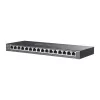 TP-Link Omada 16-Port Gigabit Smart Switch mit 8-Port PoE+, Managed, L2/L2+, Gigabit Ethernet (10/100/1000), Power over Ethernet (PoE), Rackmontage