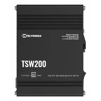TELTONIKA TSW200 Industrial Unmanaged PoE+ Gigabit Ethernet Switch