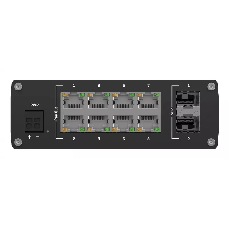 TELTONIKA TSW200 Industrial Unmanaged PoE+ Gigabit Ethernet Switch