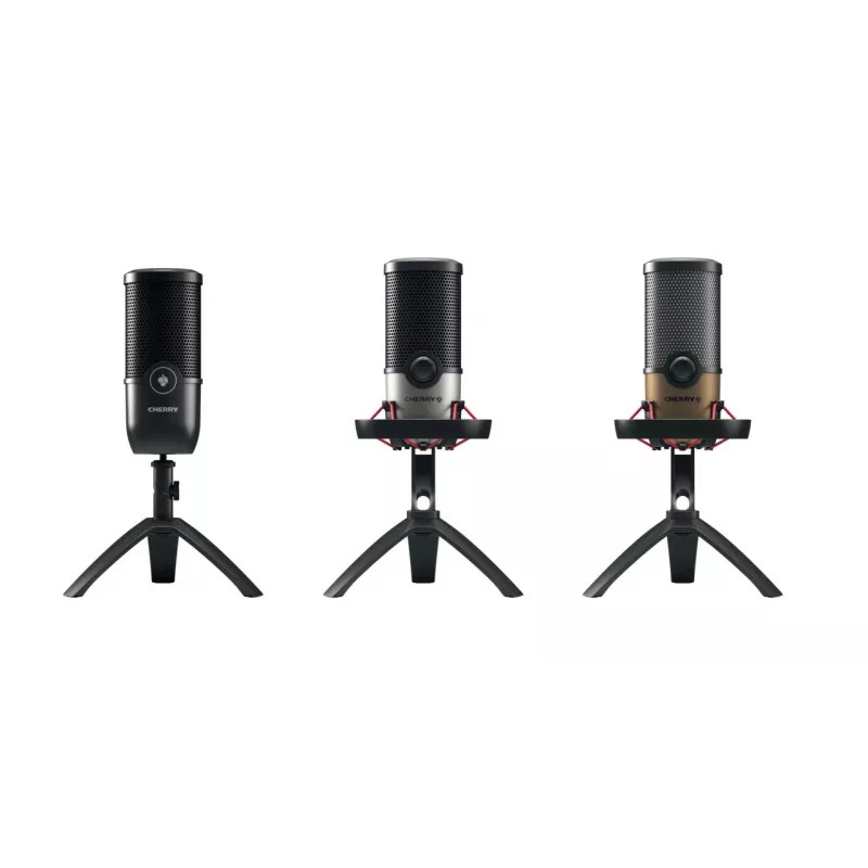 CHERRY UM 9.0 PRO RGB Schwarz, Copper Tischmikrofon
