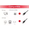 Equip USB 2.0 Typ A auf Typ B Kabel, 2,0 m, schwarz