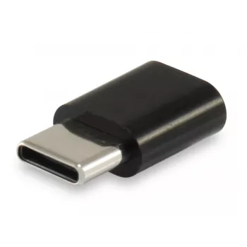 Equip USB Type C to Micro USB Adapter, USB C, Micro USB B, Schwarz