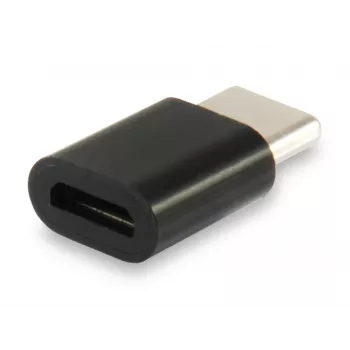 Equip USB Type C to Micro USB Adapter, USB C, Micro USB B, Schwarz