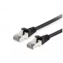 Patchkabel Equip Cat.6 S/FTP RJ-45 0,5m Schwarz