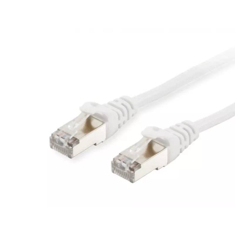 Network Cable Equip Cat.6A S/FTP Patch Cable RJ-45 15m White