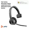 HP Poly Voyager 4310 Microsoft Teams zertifiziertes USB-A-Headset + BT700-Dongle
