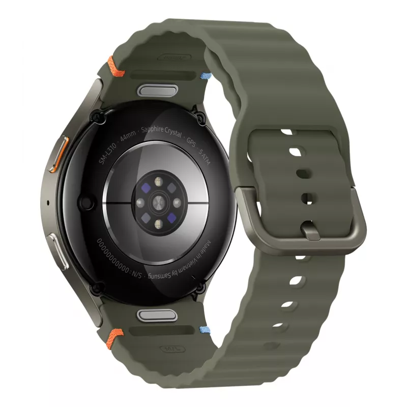 Samsung Galaxy Watch7 3,81 cm (1,5 Zoll) AMOLED 44 mm Digital 480 x 480 Pixel Touchscreen Grün Wi-Fi GPS (Satellit)