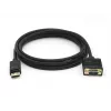 Equip DisplayPort-Stecker auf VGA (HD15)-Stecker Kabel, 2 m, VGA (D-Sub), DisplayPort, Stecker, Stecker, Gerade