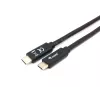 Equip USB 3.2 Gen 1x1 Type-C to C, M/M, 1.0 m, 1 m, USB C, USB C, USB 3.2 Gen 1 (3.1 Gen 1), 5 Gbit/s, Schwarz