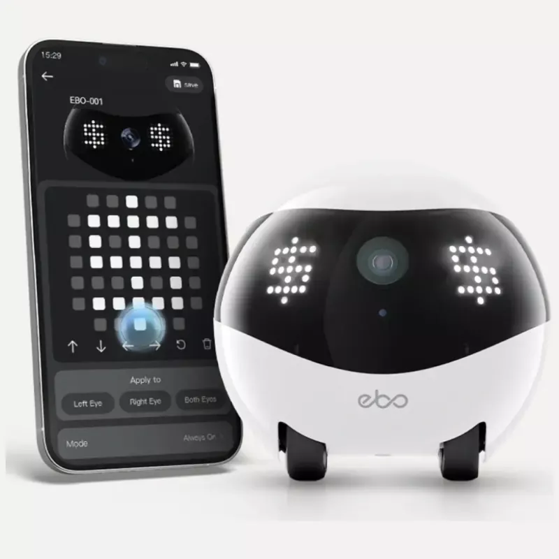 Überwachungsroboter Enabot EBO AIR 2 – mobile Heimkamera, pink