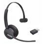 Yealink WH64 Hybrid Mono Teams Headset Kabelloses Headset für Büro/Callcenter Micro-USB Bluetooth Schwarz