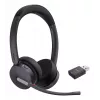 Yealink WH64 Hybrid Dual Teams Headset Kabellos Headset für Büro/Callcenter Micro-USB Bluetooth Schwarz