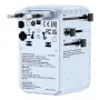 Verbatim Charge 'n' Travel 100W Universal Travel Adapter mit ausziehbarem Kabel Blau
